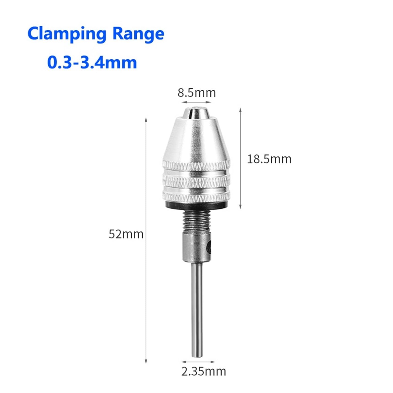 Amazon.com: NORAZE Keyless Drill Chuck 0.3-8mm Electric Drill Bits
